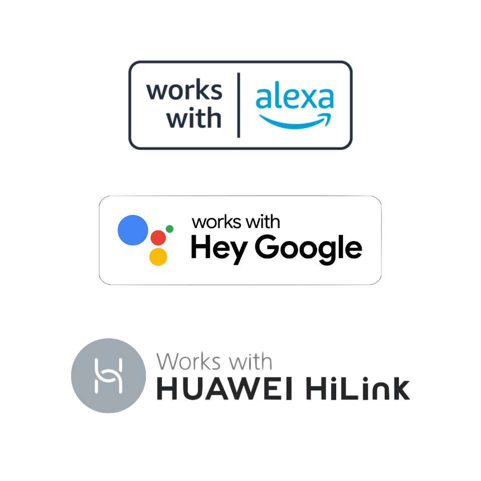 亚马逊、谷歌、华为智能家居认证标志｜Alexa 官网/Google 开发者/国家知识产权局